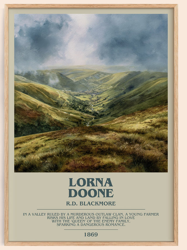 Lorna Doone Bookish Wall Art by R.D. Blackmore