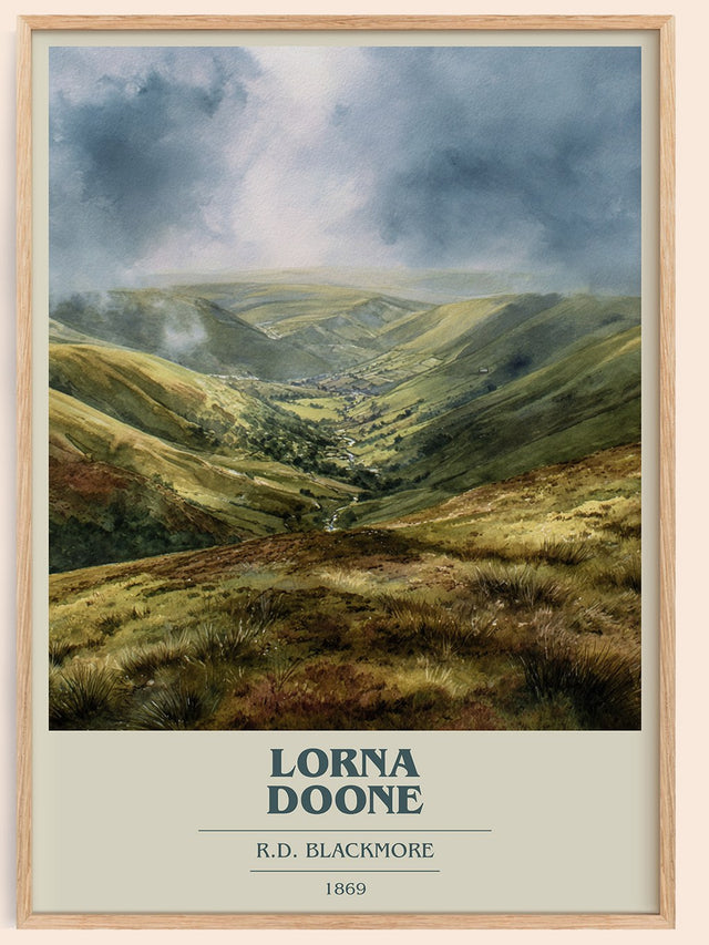 Lorna Doone Book Cover Poster by R.D. Blackmore