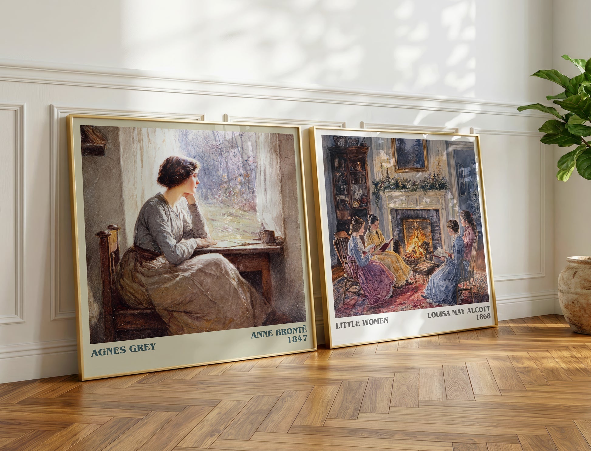 Agnes Grey book poster packaging – museum-quality print rolled in protective tube