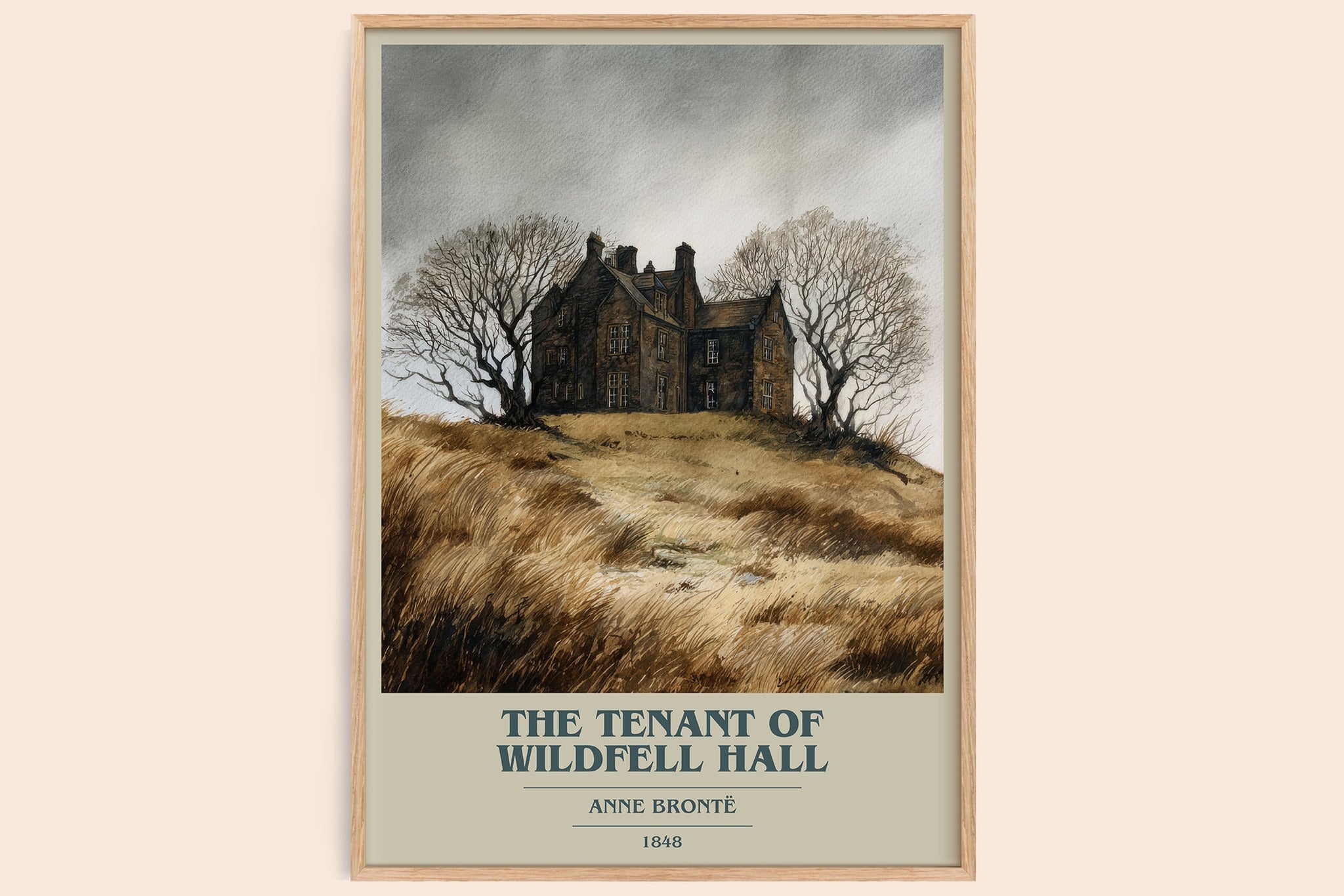 The Tenant Of Wildfell Hall Book Cover Poster by Anne Brontë