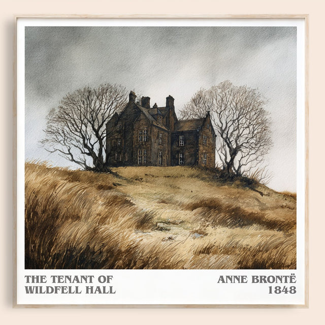 The Tenant Of Wildfell Hall Literary Art Print by Anne Brontë