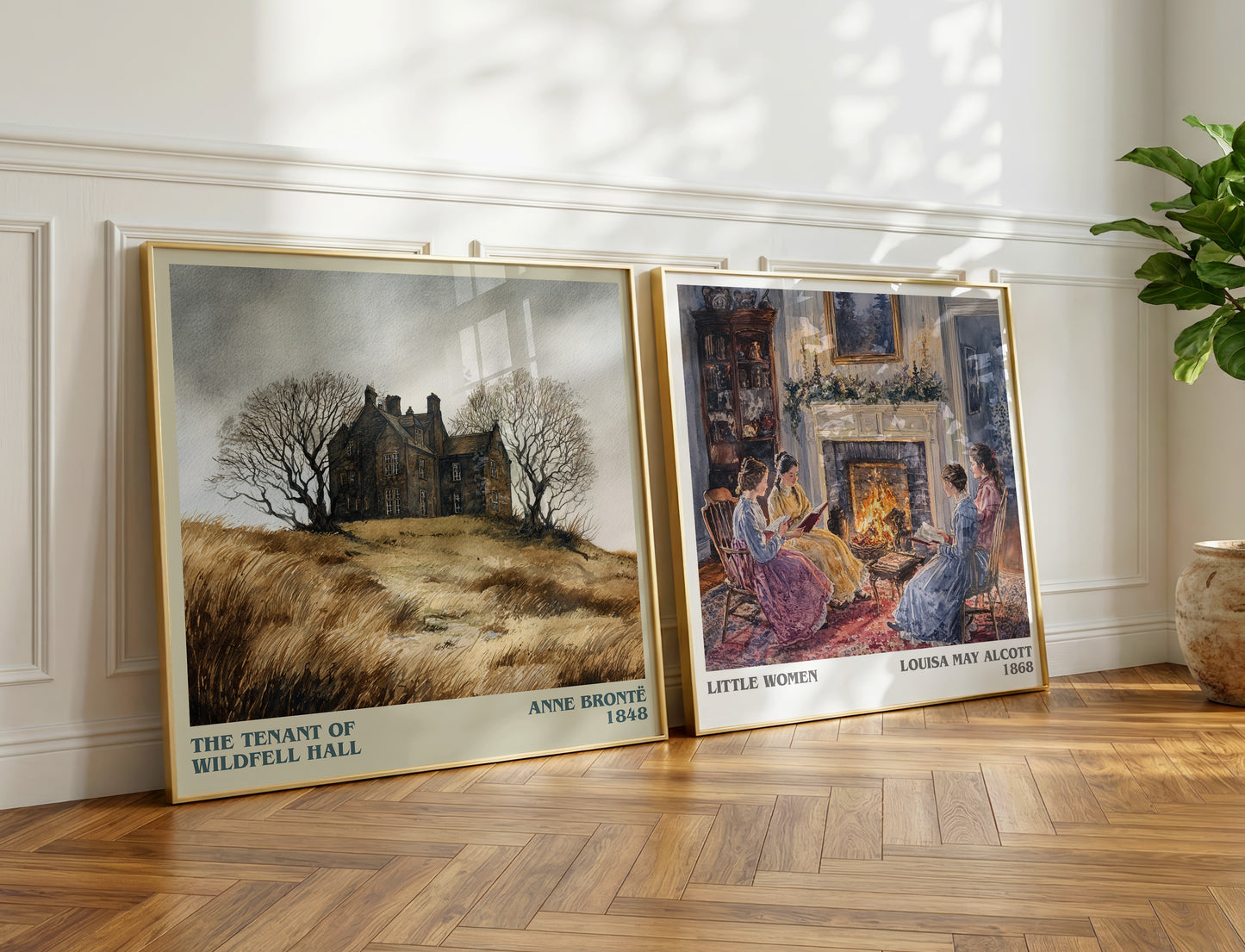 The Tenant Of Wildfell Hall book poster packaging – museum-quality print rolled in protective tube