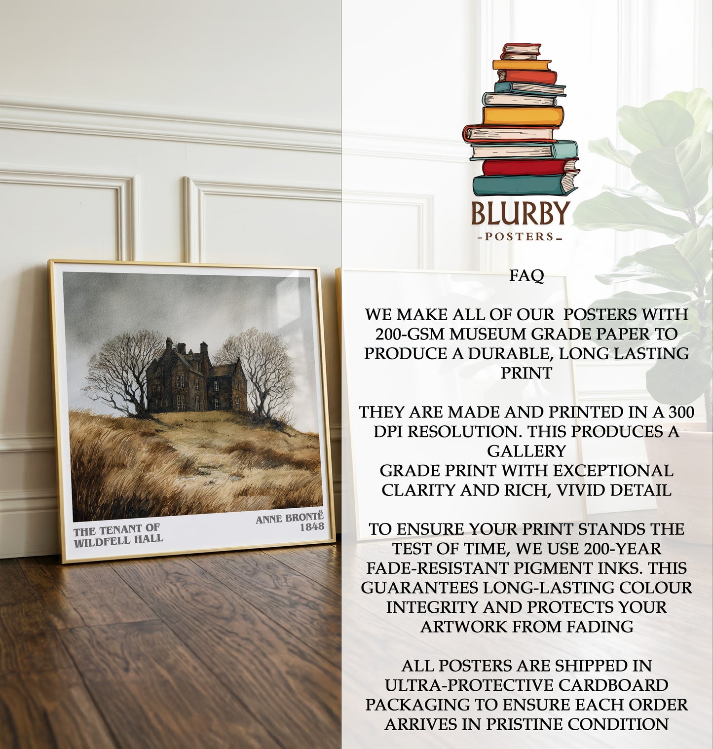 The Tenant Of Wildfell Hall Literary Art Print by Anne Brontë