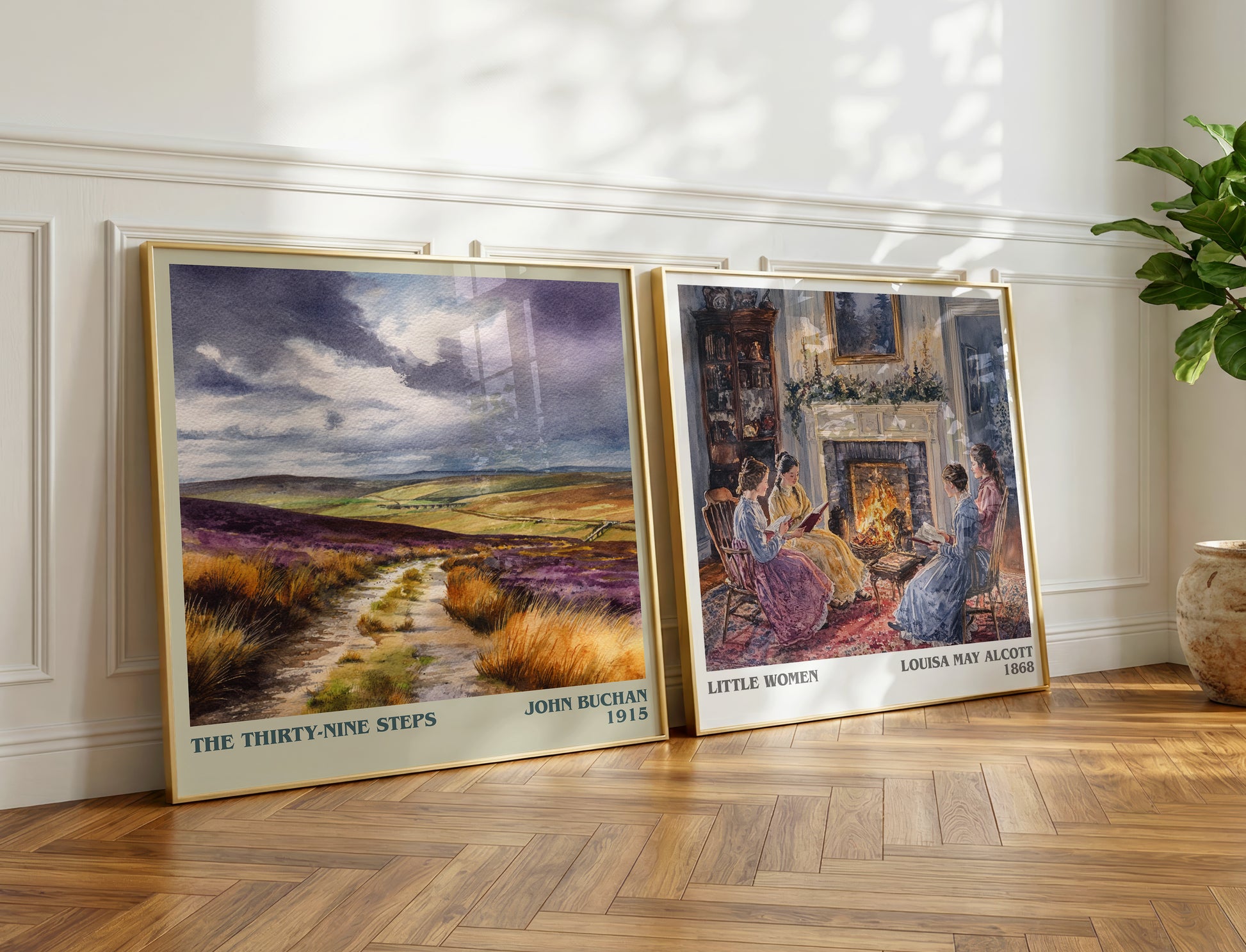 The Thirty-Nine Steps book poster packaging – museum-quality print rolled in protective tube