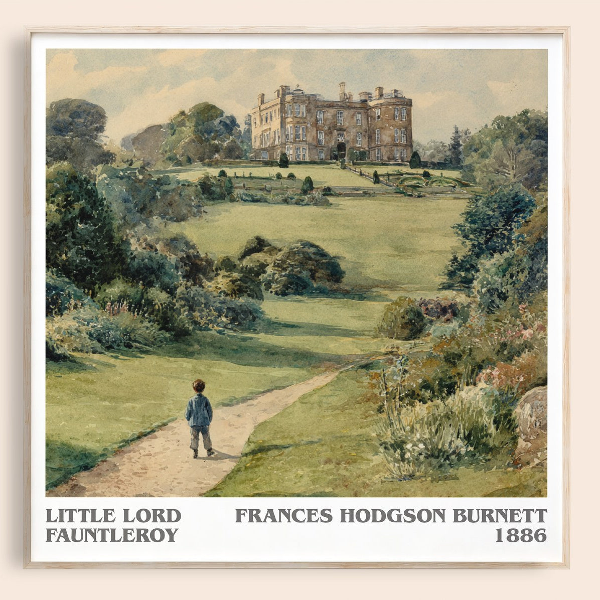 Little Lord Fauntleroy Literary Art Print by Frances Hodgson Burnett