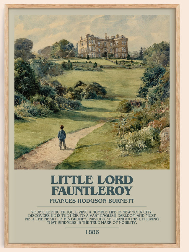 Little Lord Fauntleroy Bookish Wall Art by Frances Hodgson Burnett