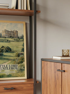 Little Lord Fauntleroy book watercolour illustration paper finish options – matte satin gloss