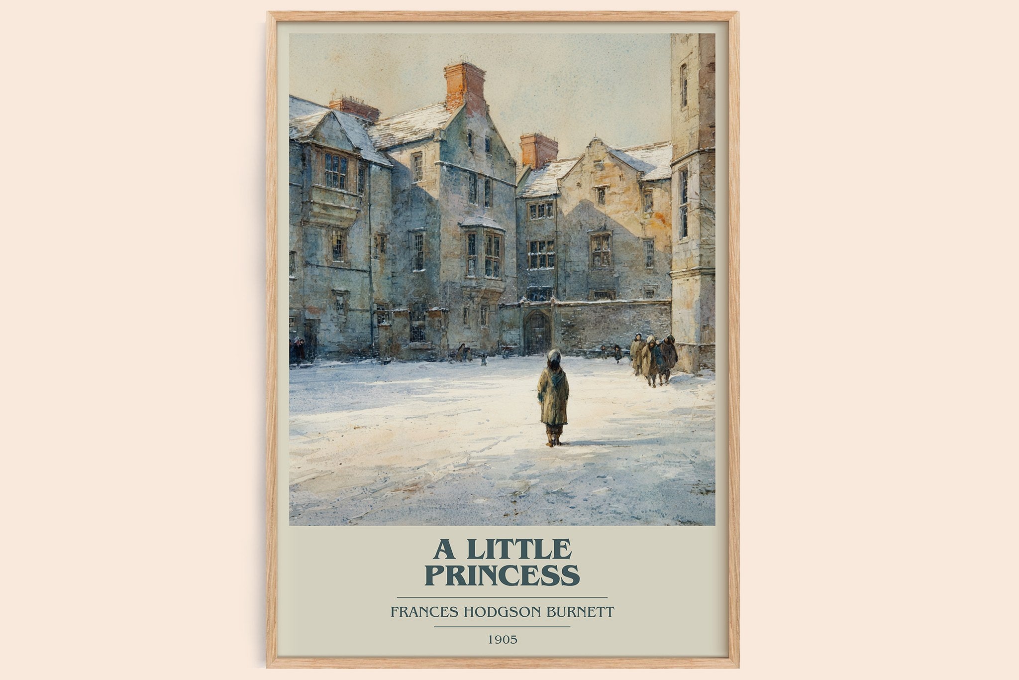A Little Princess Book Cover Poster by Frances Hodgson Burnett