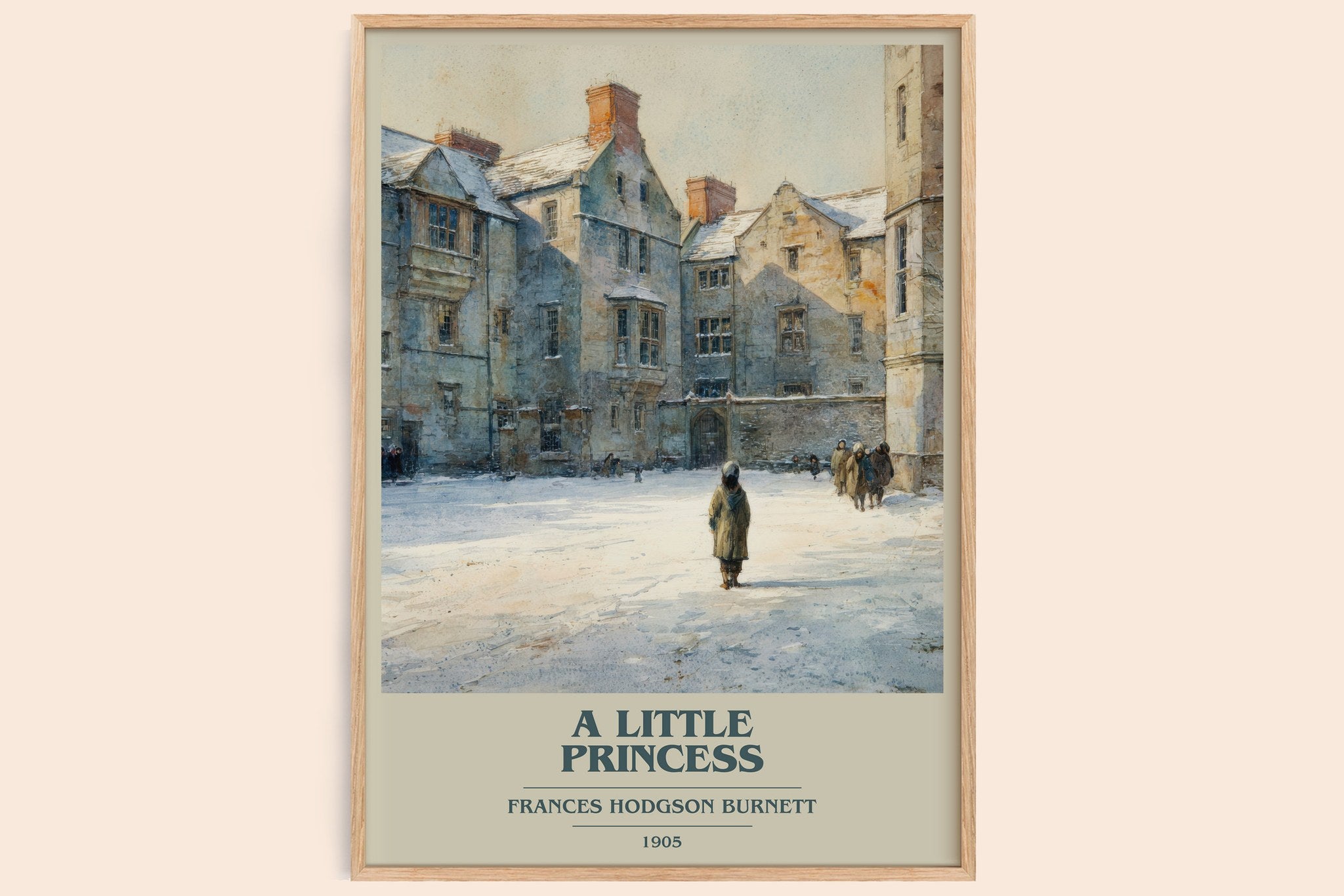 A Little Princess Book Cover Poster by Frances Hodgson Burnett