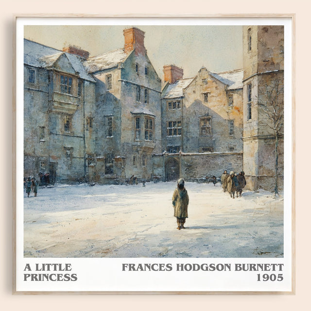 A Little Princess Literary Art Print by Frances Hodgson Burnett