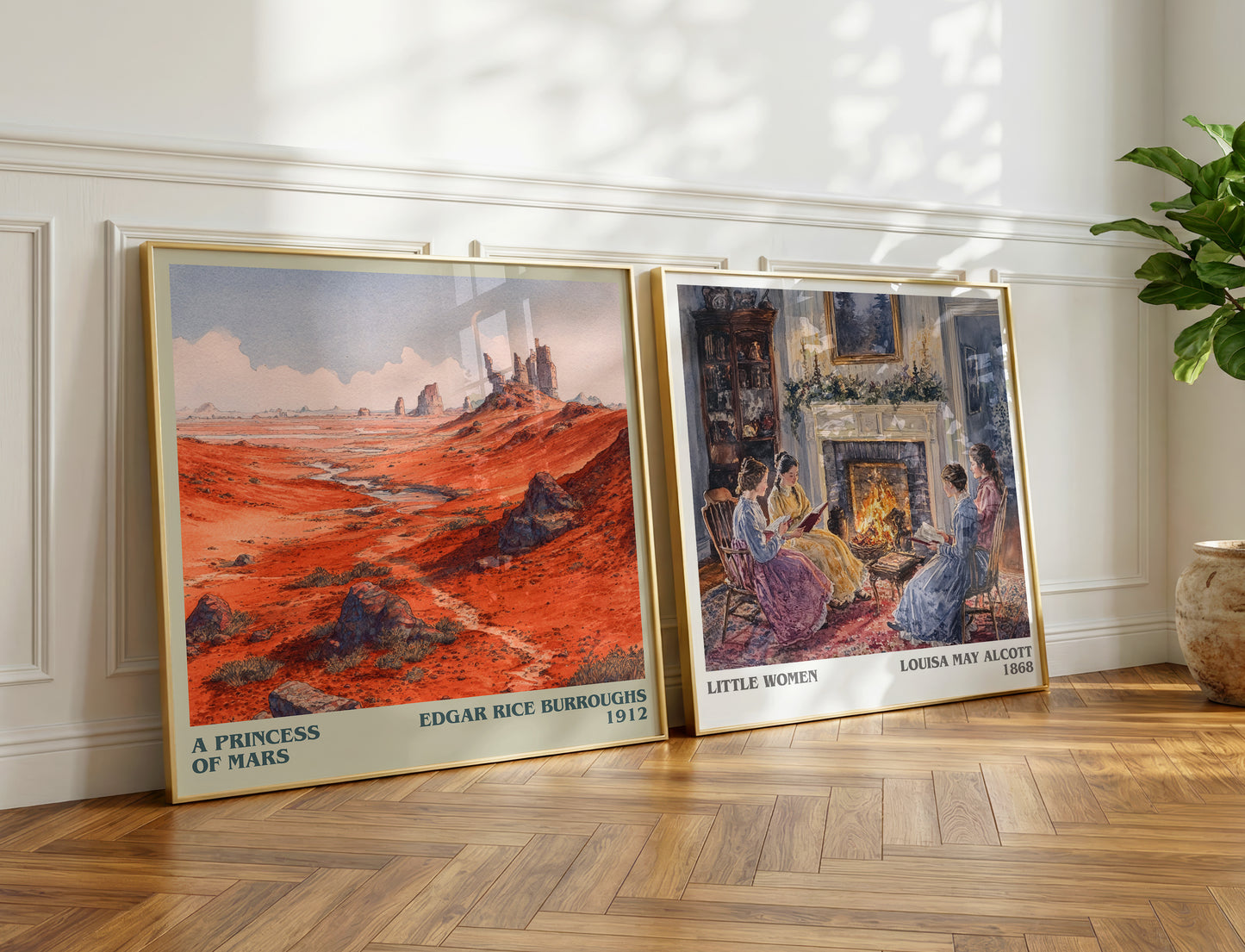 A Princess Of Mars book poster packaging – museum-quality print rolled in protective tube