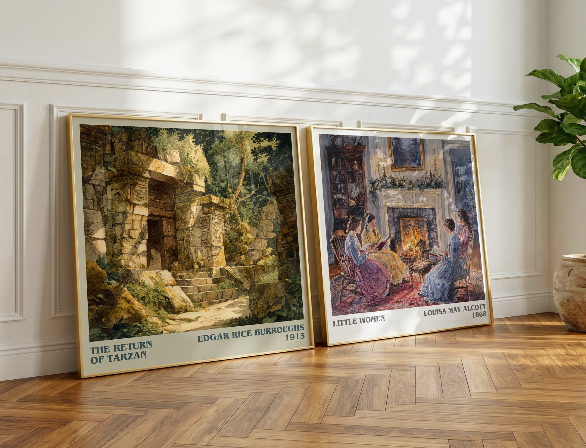 The Return Of Tarzan book poster packaging – museum-quality print rolled in protective tube
