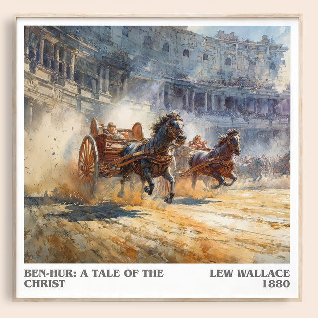 Ben-Hur, a Tale of the Christ Literary Art Print by Lew Wallace