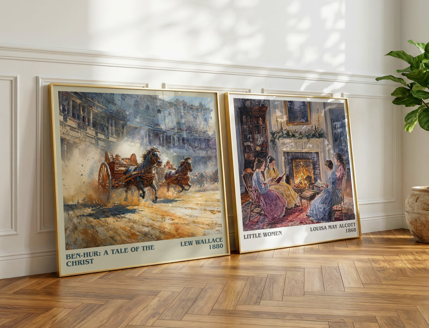Ben-Hur, a Tale of the Christ book poster packaging – museum-quality print rolled in protective tube