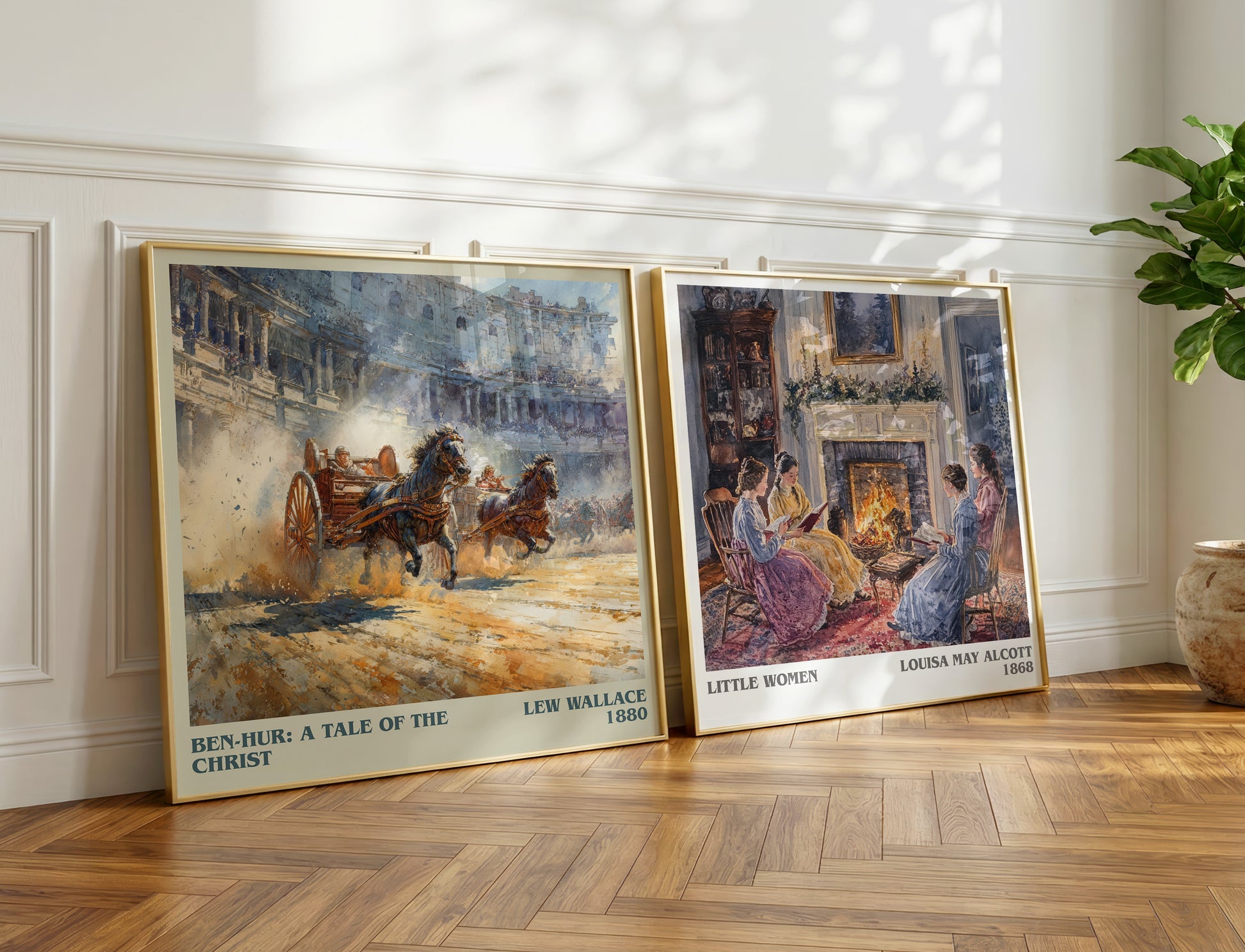 Ben-Hur, a Tale of the Christ book poster packaging – museum-quality print rolled in protective tube