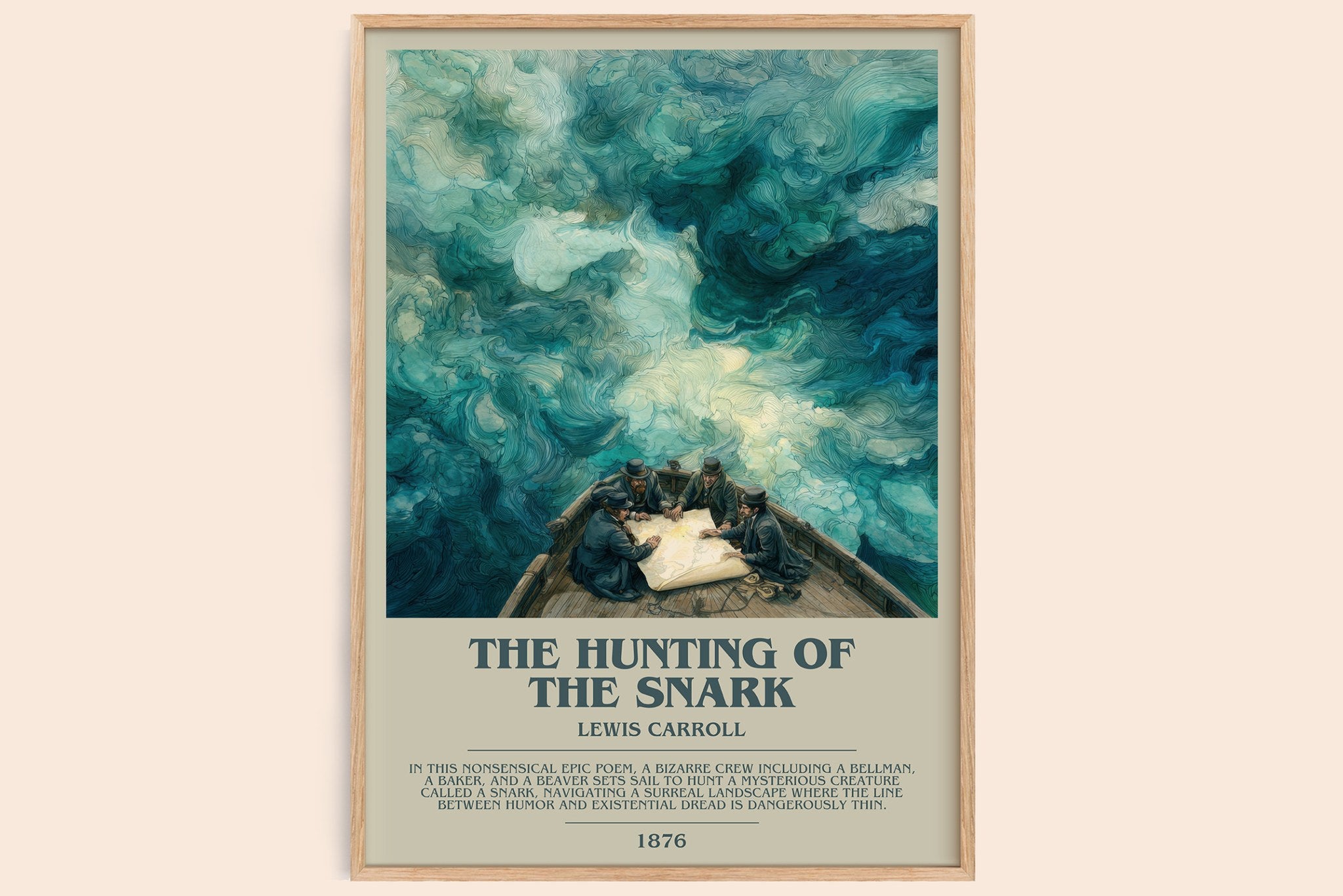 The Hunting Of The Snark Bookish Wall Art by Lewis Carroll