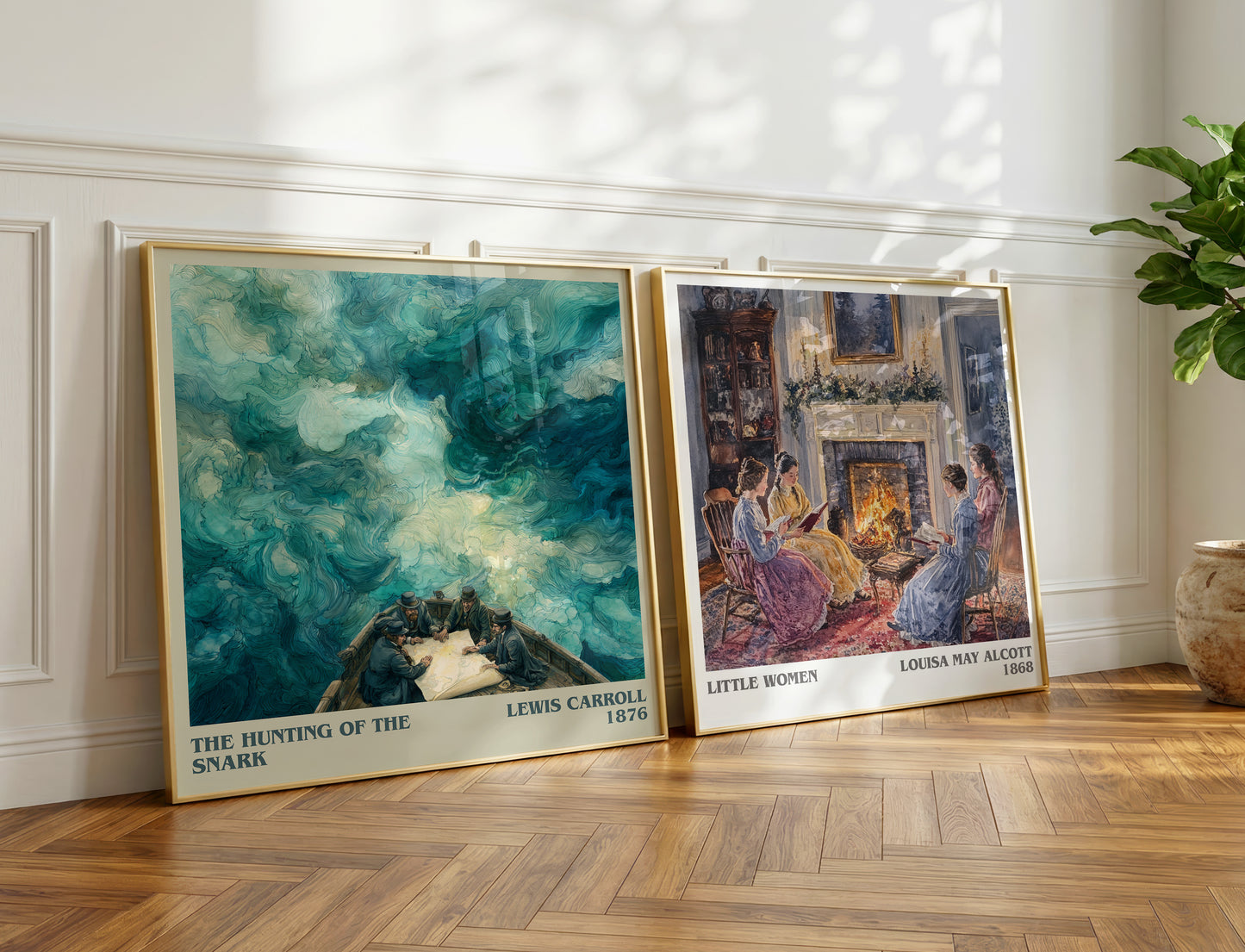 The Hunting Of The Snark book poster packaging – museum-quality print rolled in protective tube