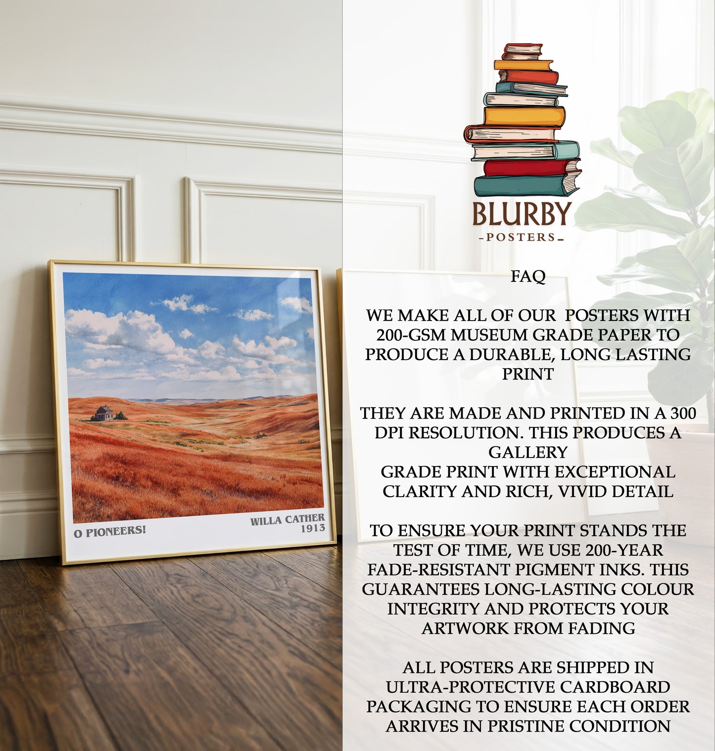 O Pioneers! Literary Art Print by Willa Cather