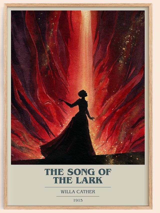The Song of the Lark Book Cover Poster by Willa Cather