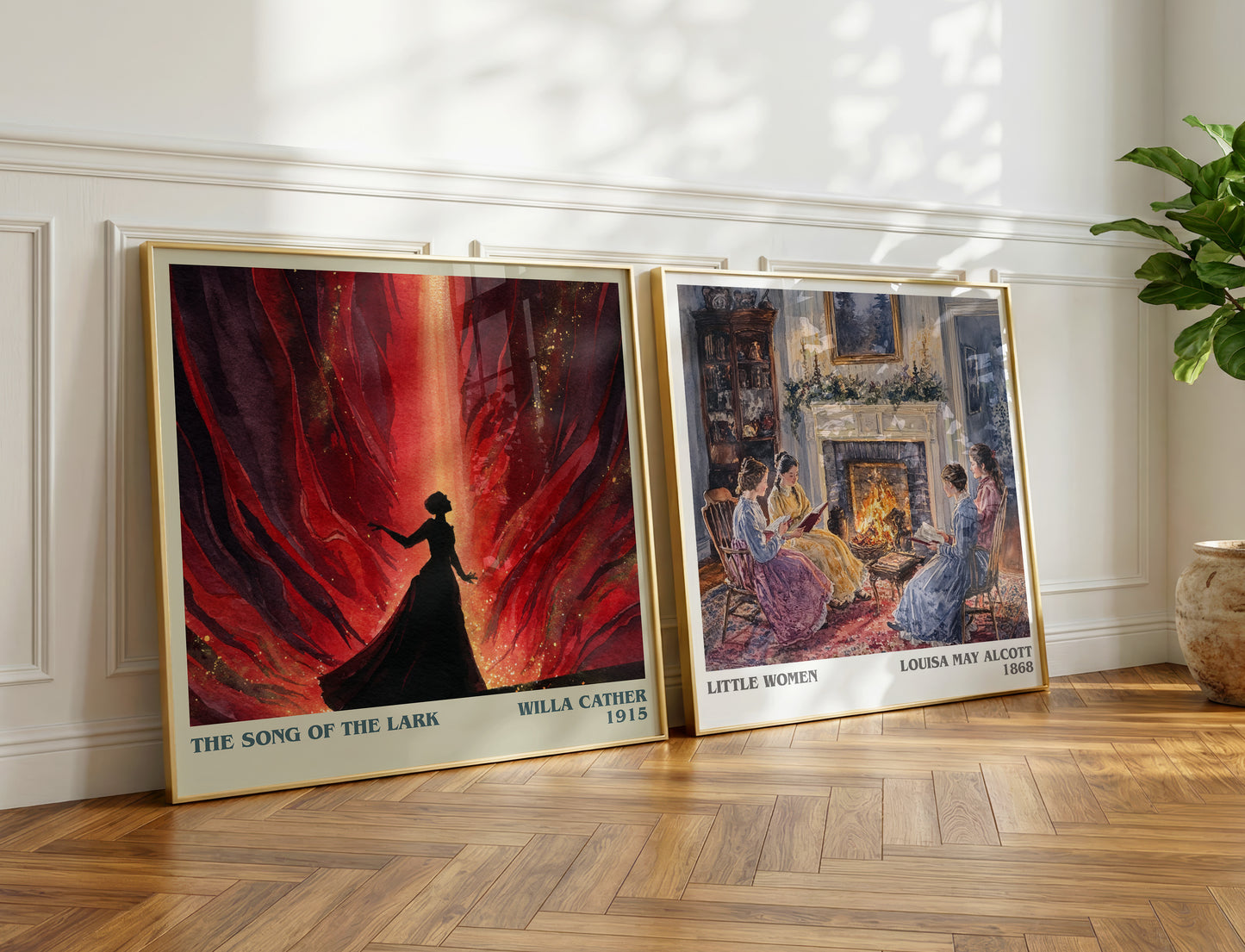 The Song of the Lark book poster packaging – museum-quality print rolled in protective tube