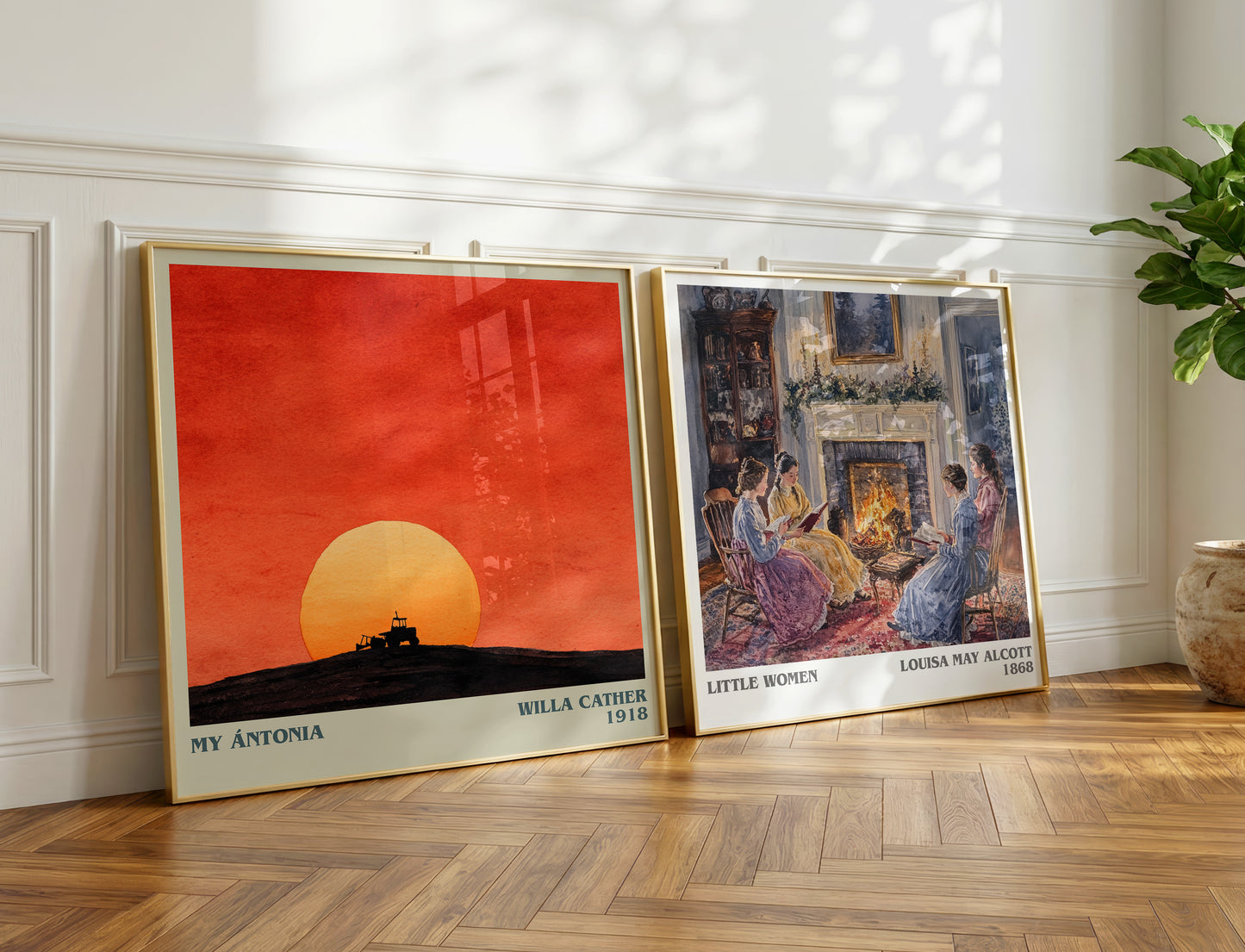 My Ántonia book poster packaging – museum-quality print rolled in protective tube