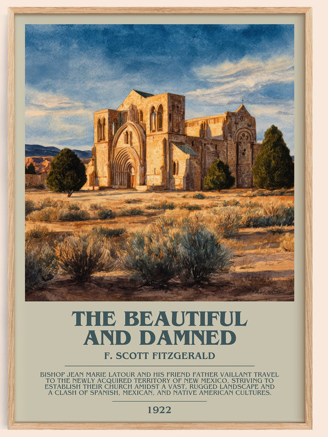 The Beautiful and Damned Bookish Wall Art by F. Scott Fitzgerald