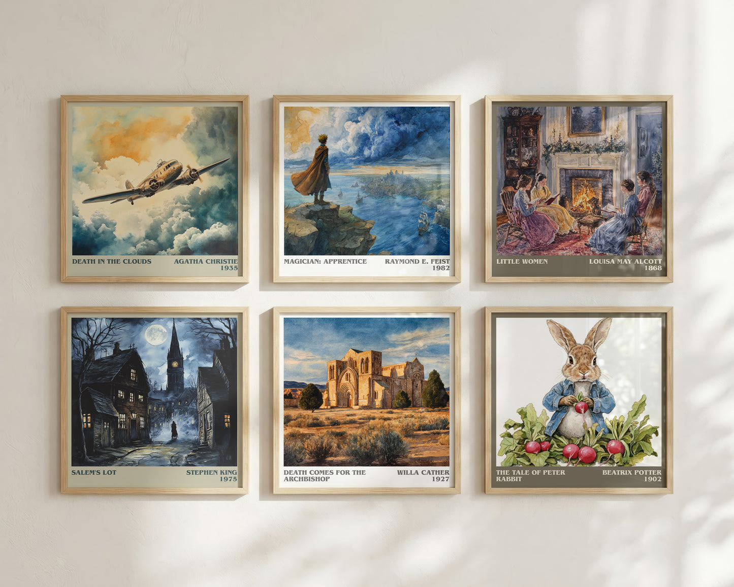 The Beautiful and Damned literary book poster framed on wall – classic literature wall art