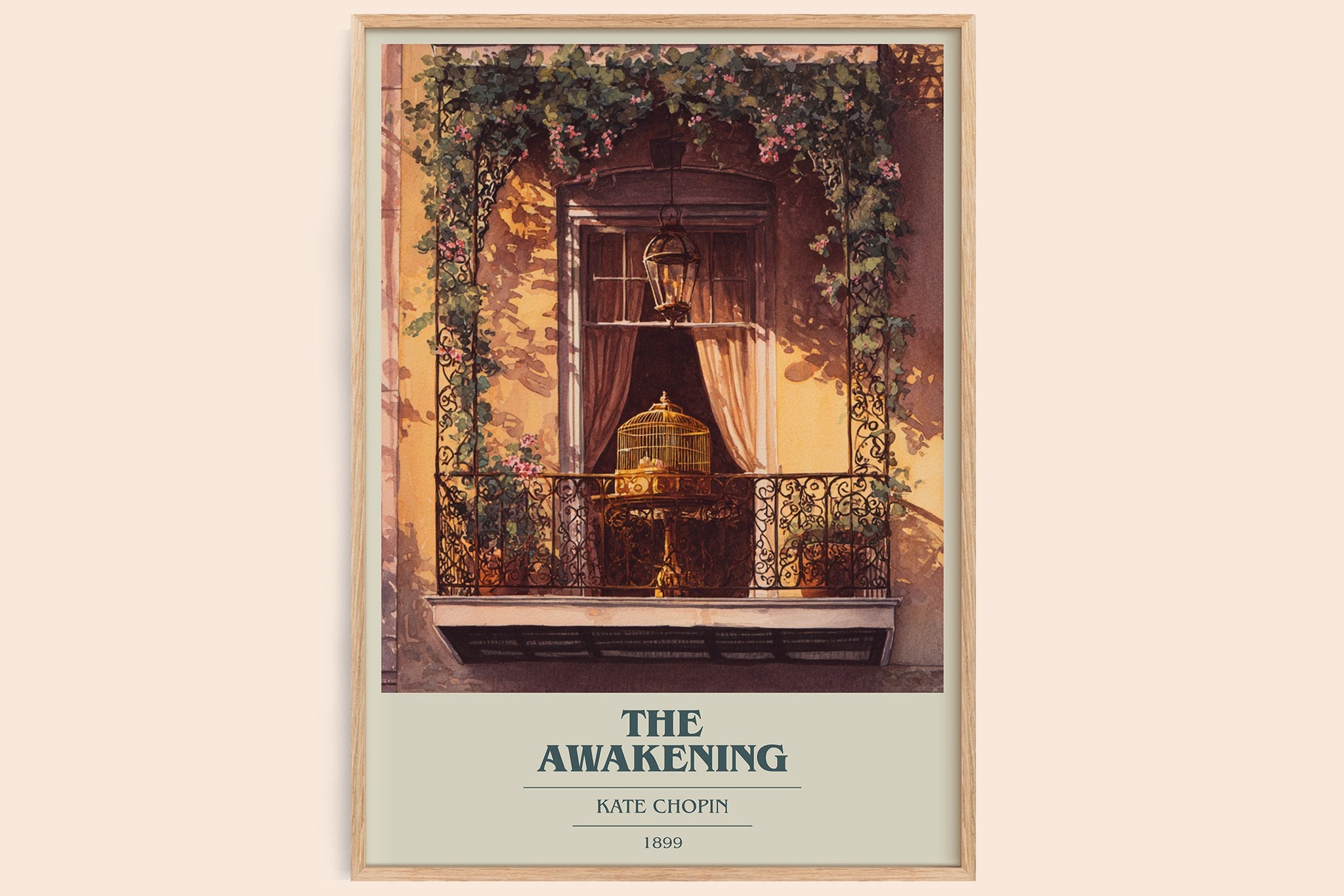 The Awakening Book Cover Poster by Kate Chopin