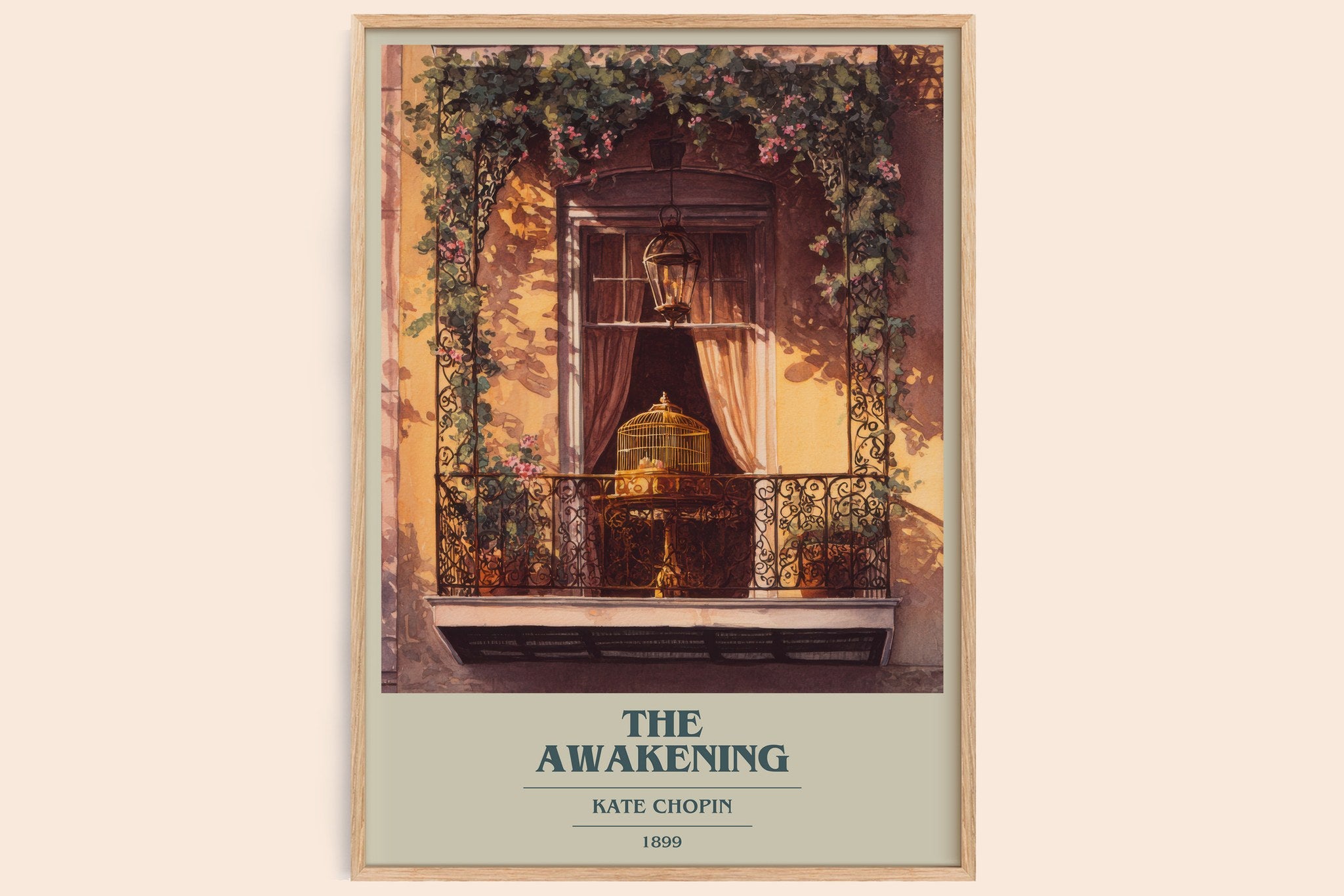 The Awakening Book Cover Poster by Kate Chopin