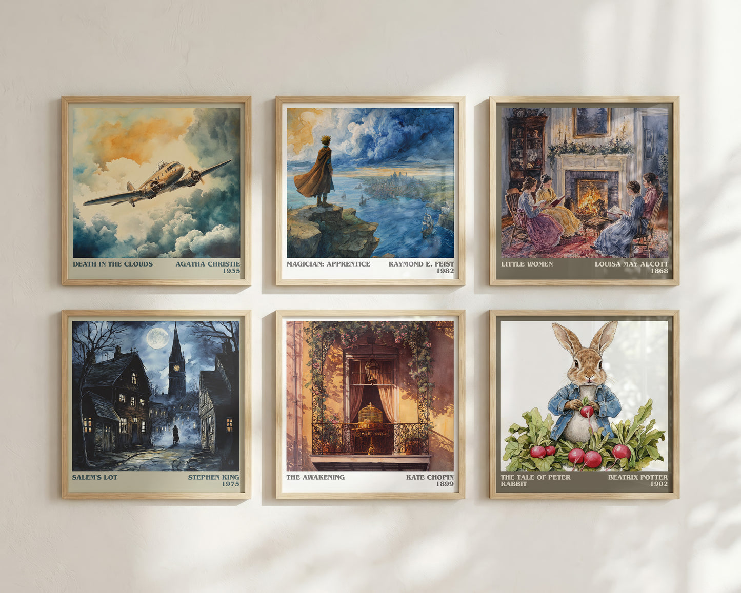 The Awakening literary book poster framed on wall – classic literature wall art