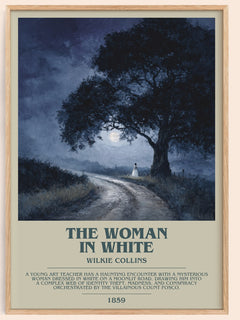 The Woman In White Bookish Wall Art by Wilkie Collins