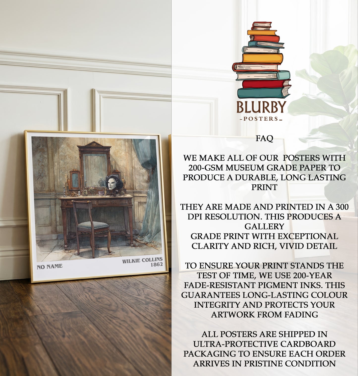 No Name Literary Art Print by Wilkie Collins