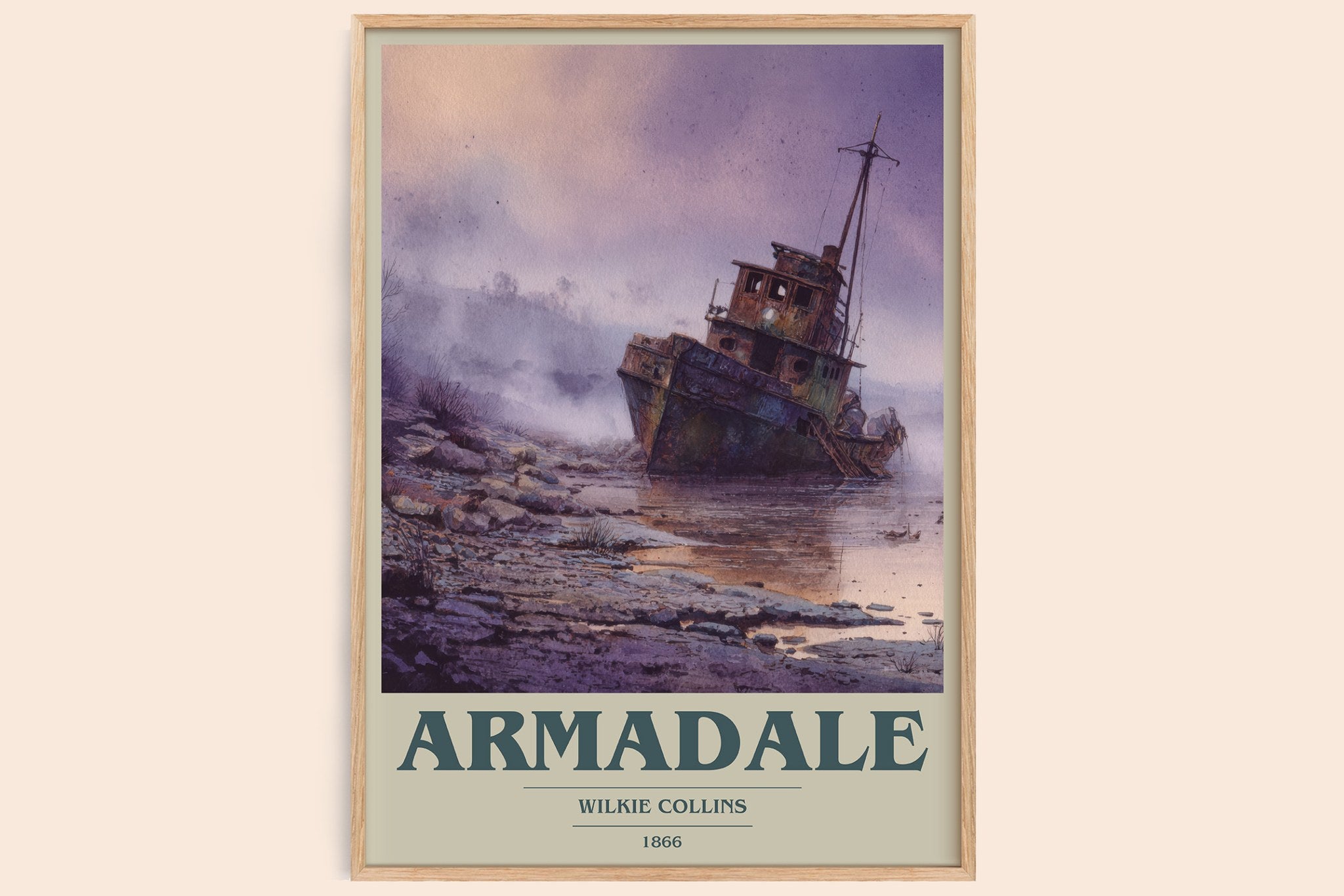 Armadale Book Cover Poster by Wilkie Collins