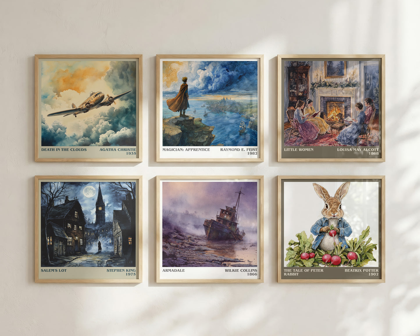 Armadale literary book poster framed on wall – mystery wall art