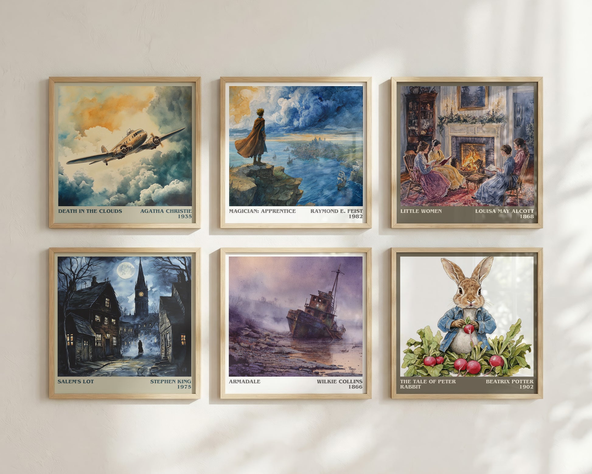 Armadale literary book poster framed on wall – mystery wall art
