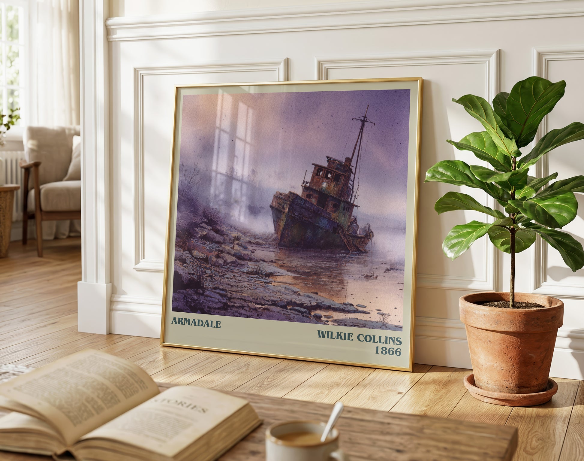 Armadale literary poster paired in gallery wall – literary art prints