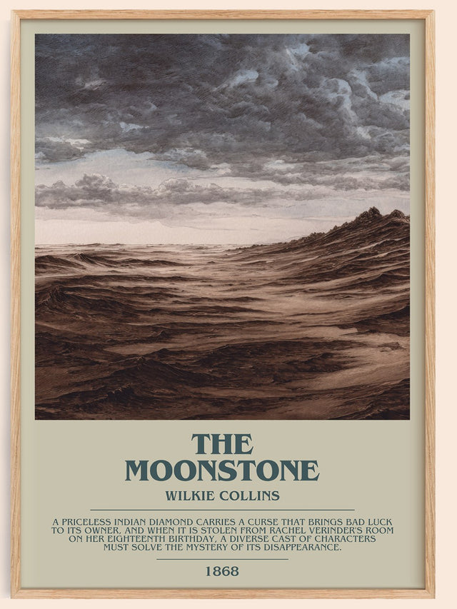 The Moonstone Bookish Wall Art by Wilkie Collins