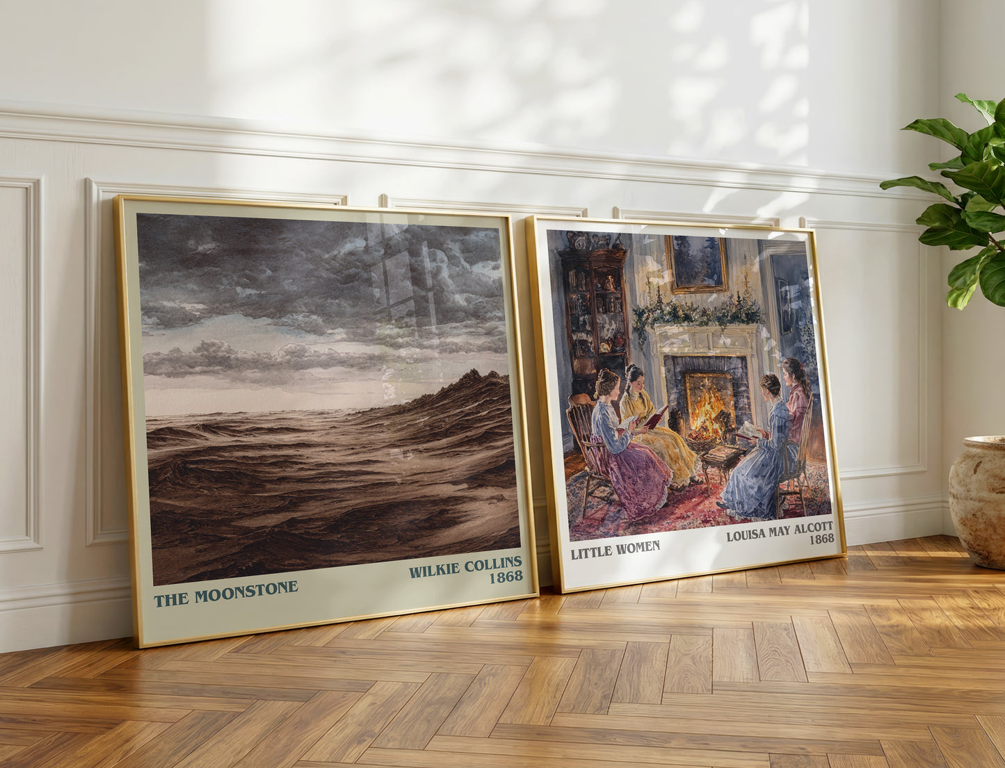 The Moonstone book poster packaging – museum-quality print rolled in protective tube
