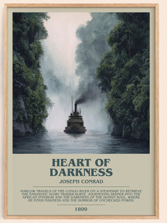 Heart of Darkness Bookish Wall Art by Joseph Conrad