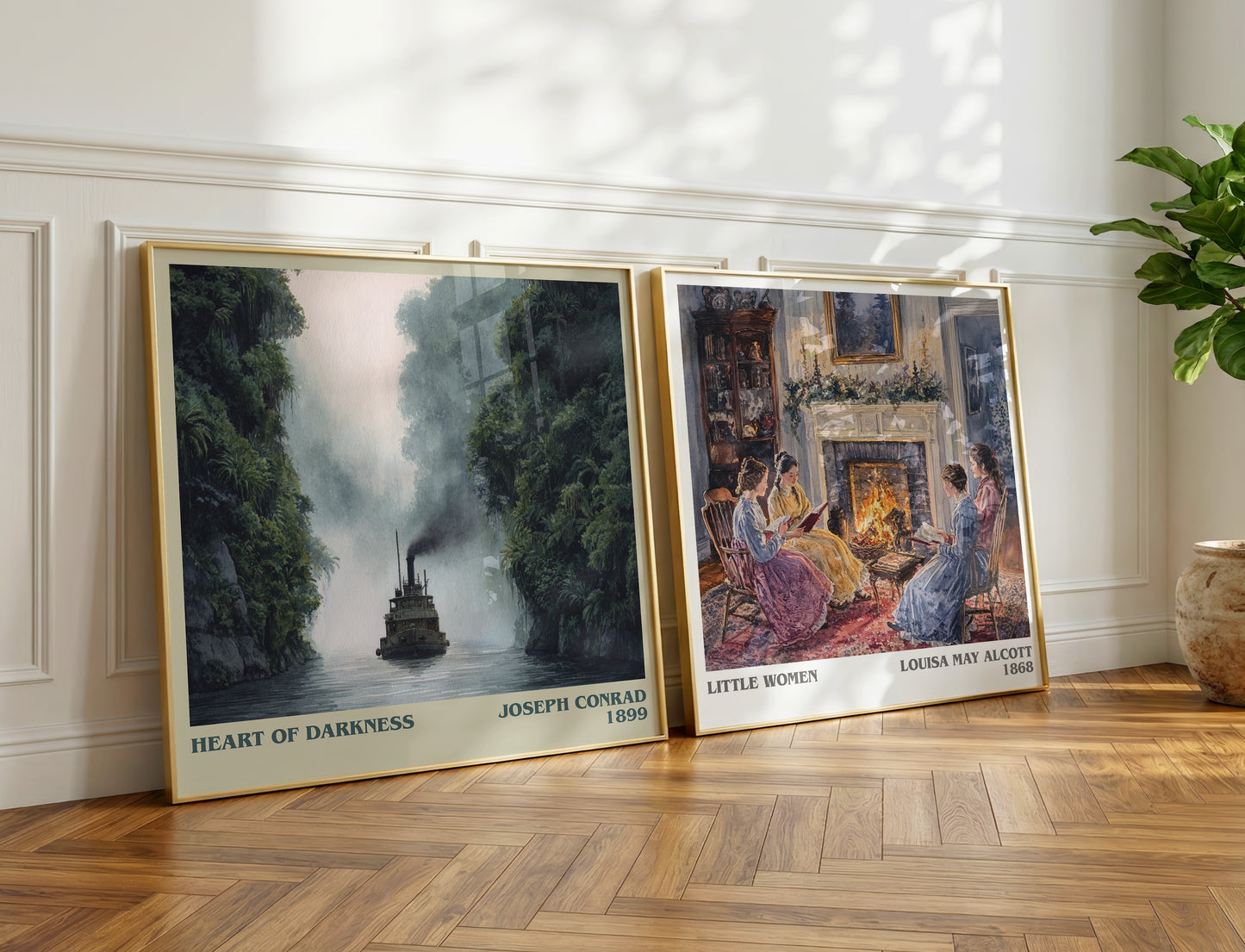 Heart of Darkness book poster packaging – museum-quality print rolled in protective tube