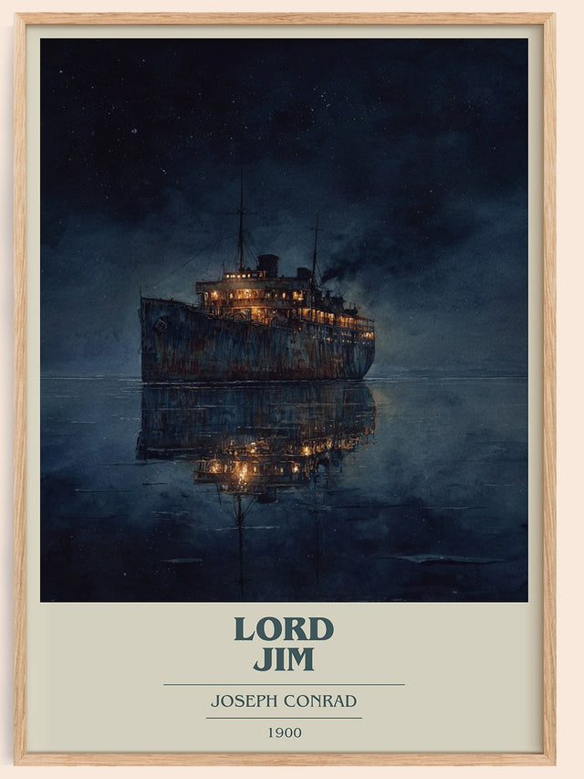 Lord Jim Book Cover Poster by Joseph Conrad