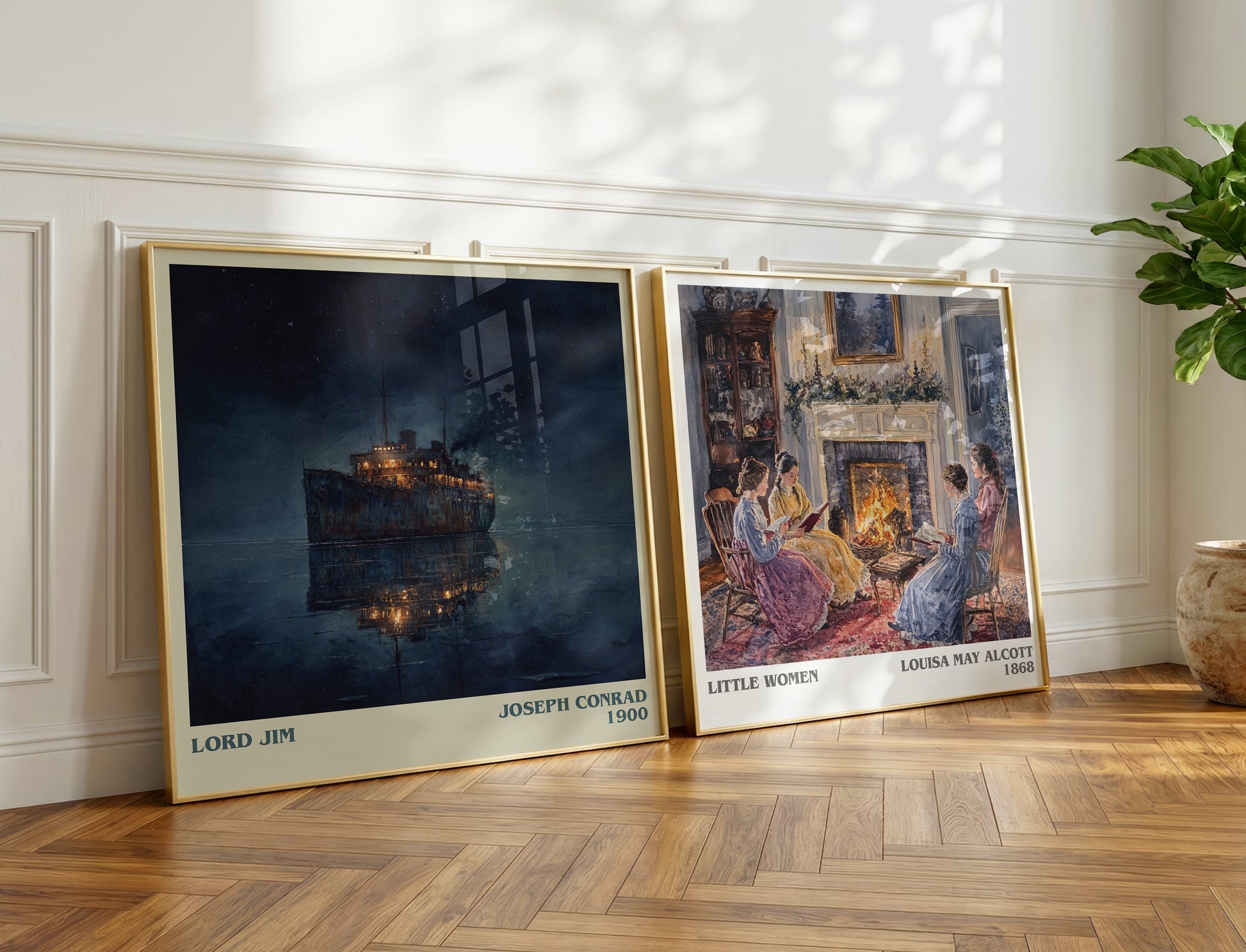 Lord Jim book poster packaging – museum-quality print rolled in protective tube