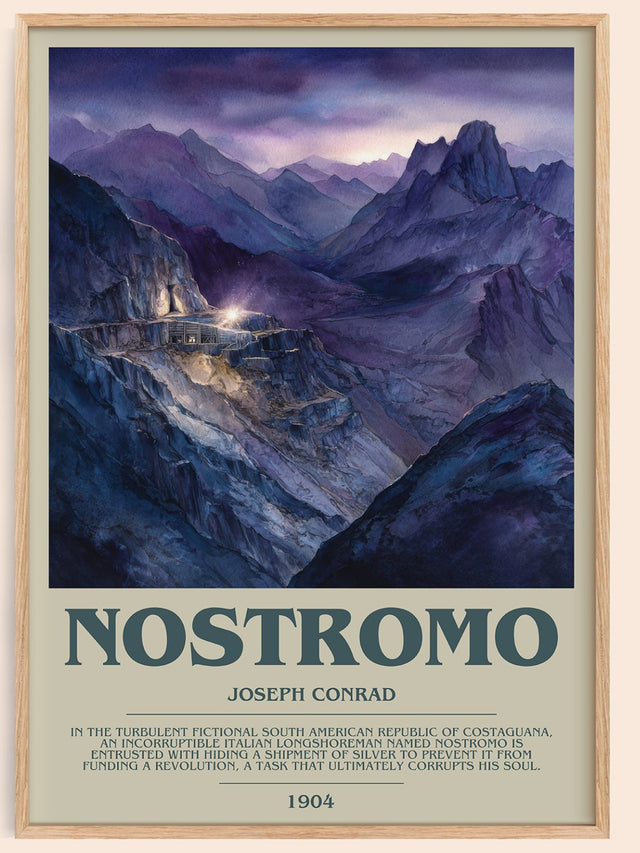 Nostromo Bookish Wall Art by Joseph Conrad