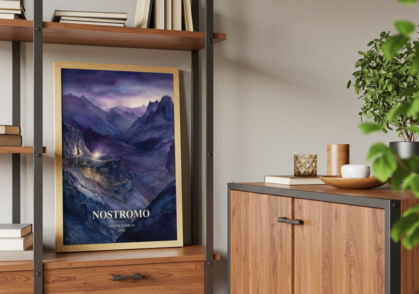 Nostromo book watercolour illustration paper finish options – matte satin gloss