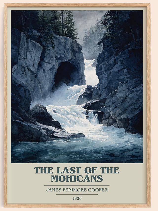 The Last Of The Mohicans Book Cover Poster by James Fenimore Cooper