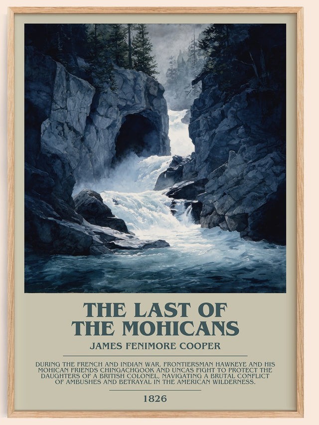 The Last Of The Mohicans Bookish Wall Art by James Fenimore Cooper