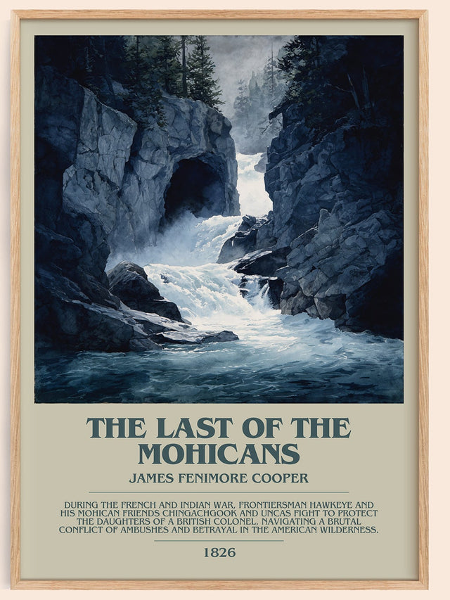 The Last Of The Mohicans Bookish Wall Art by James Fenimore Cooper
