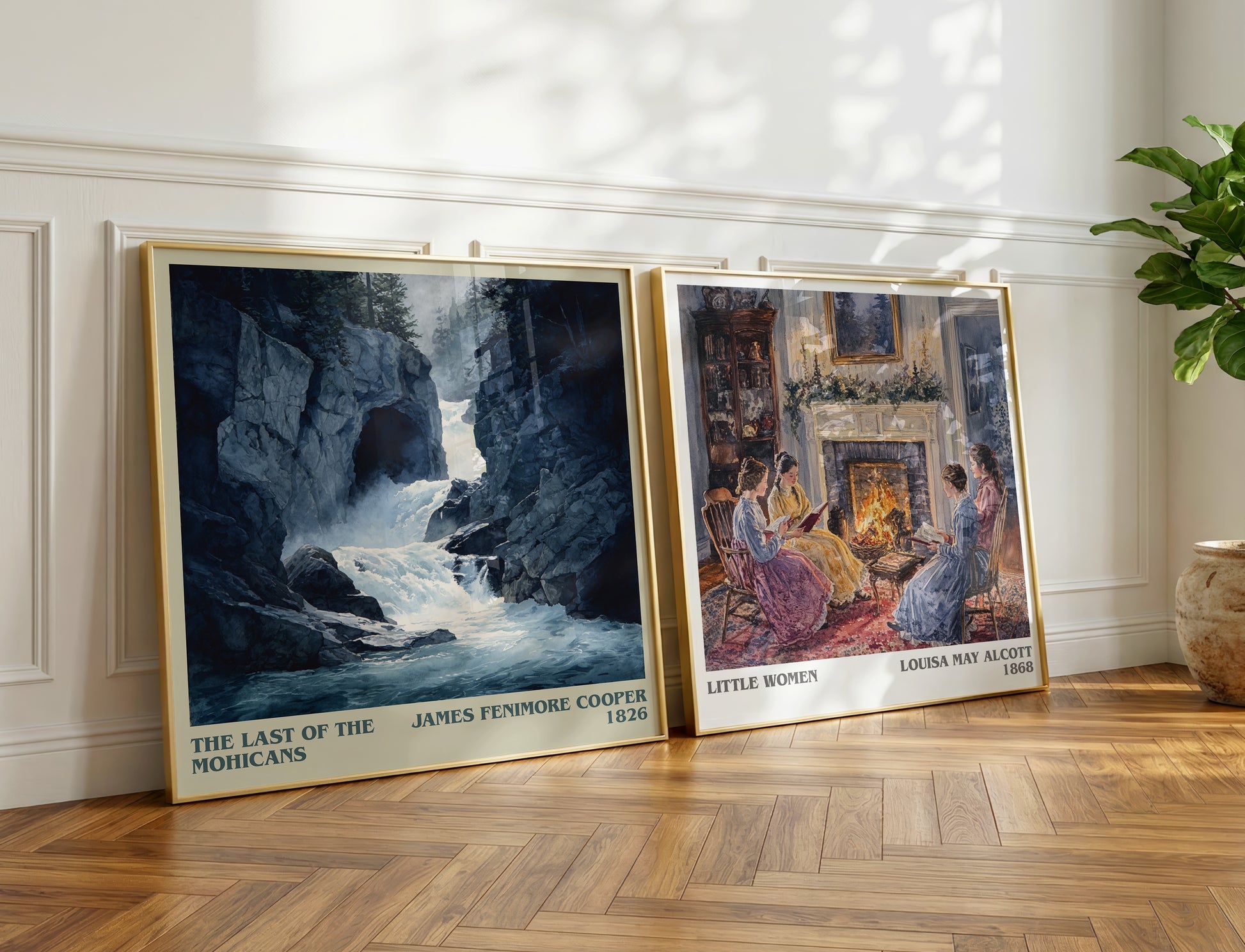 The Last Of The Mohicans book poster packaging – museum-quality print rolled in protective tube