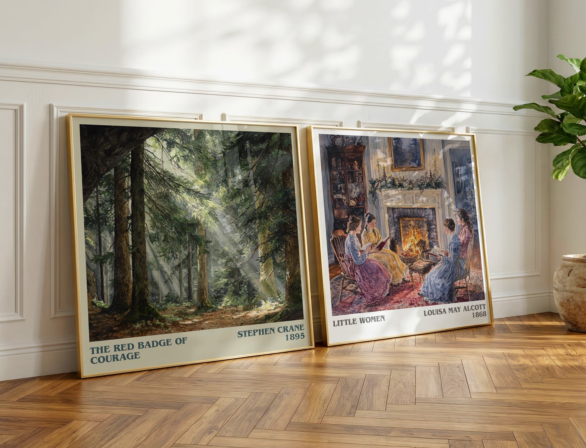 The Red Badge of Courage book poster packaging – museum-quality print rolled in protective tube