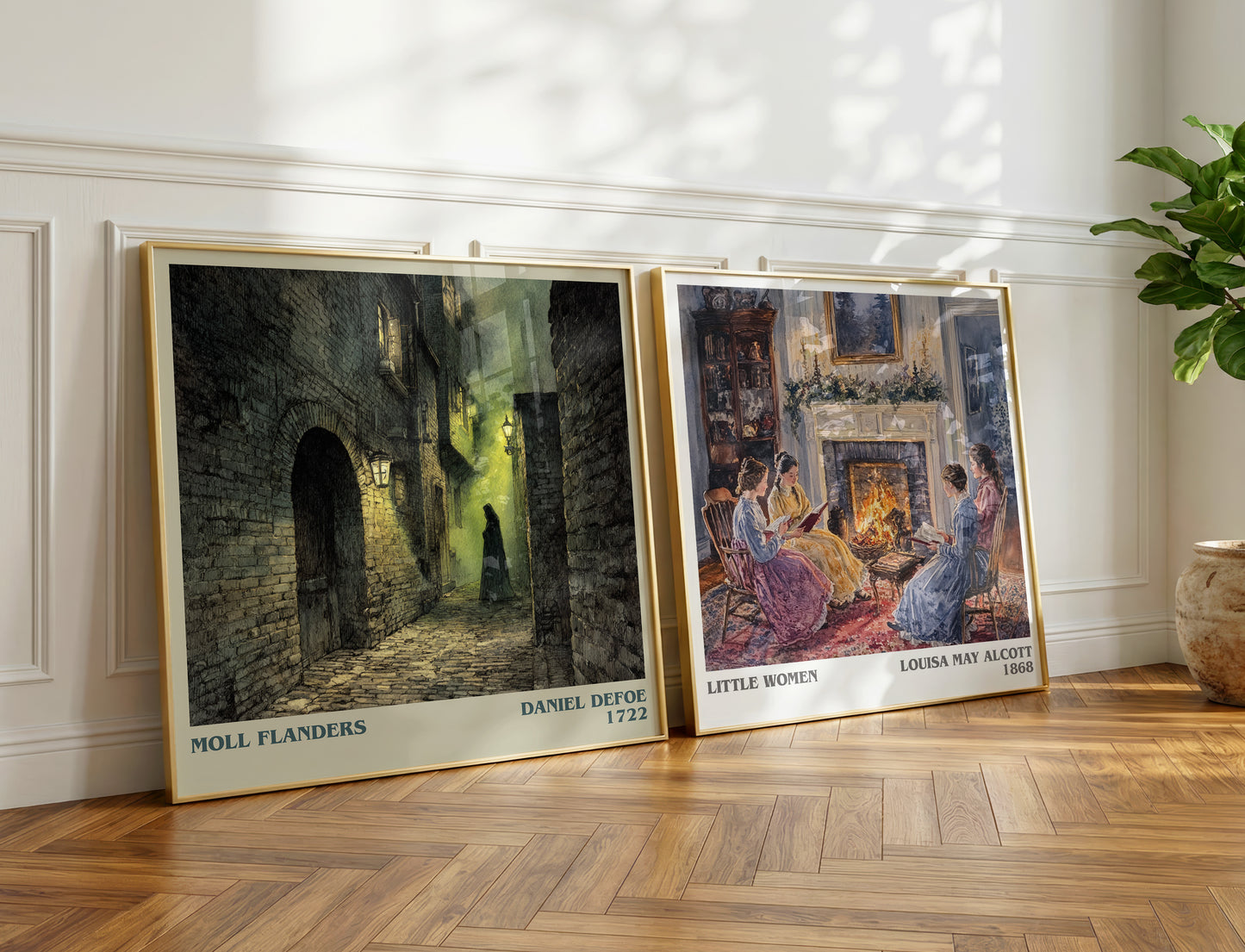 Moll Flanders book poster packaging – museum-quality print rolled in protective tube